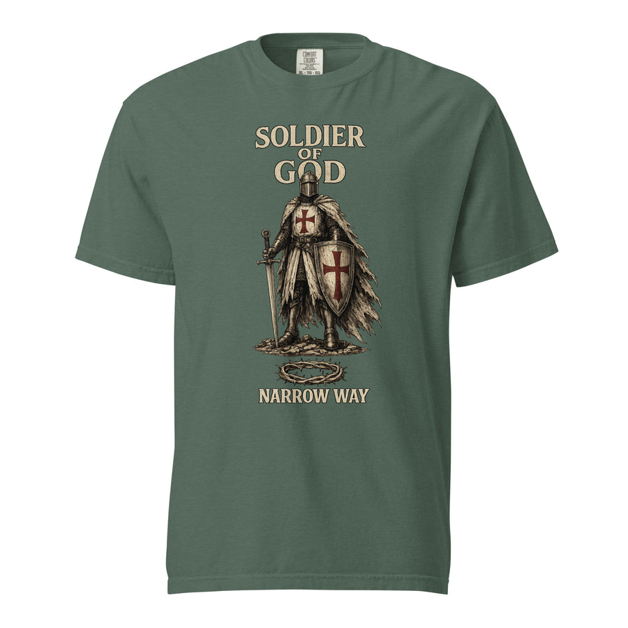 Narrow Way - Soldier of God Heavyweight T-shirt