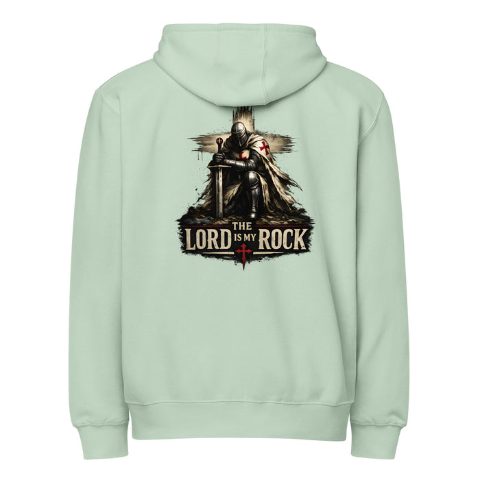 The Lord is My Rock - Unisex Premium Full Zip Hoodie